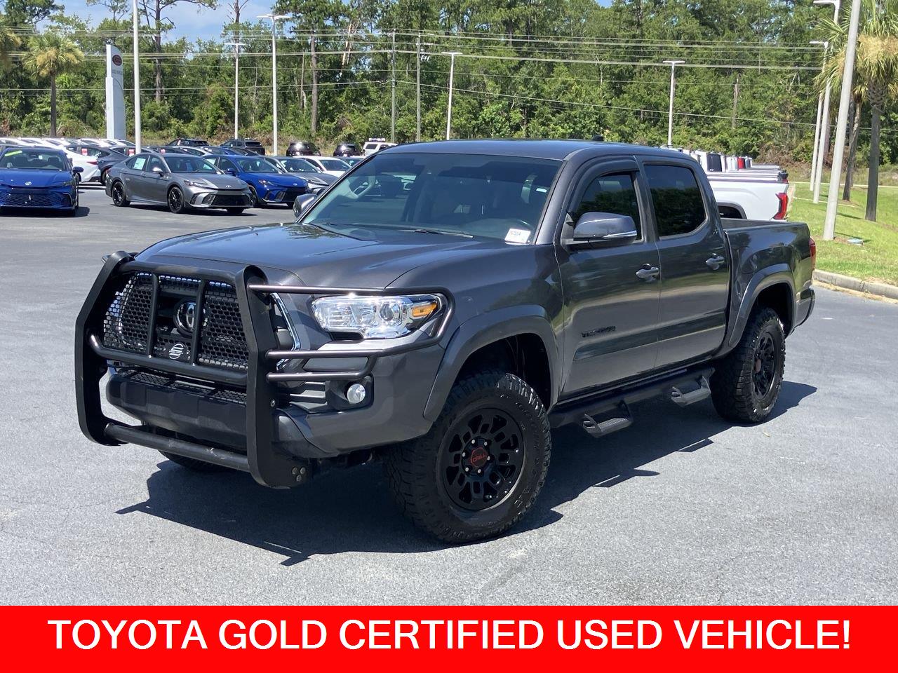 Gray (Magnetic Gray Metallic) 2023 Toyota Tacoma Pickup Truck Four-Wheel Drive 6-Speed Automatic