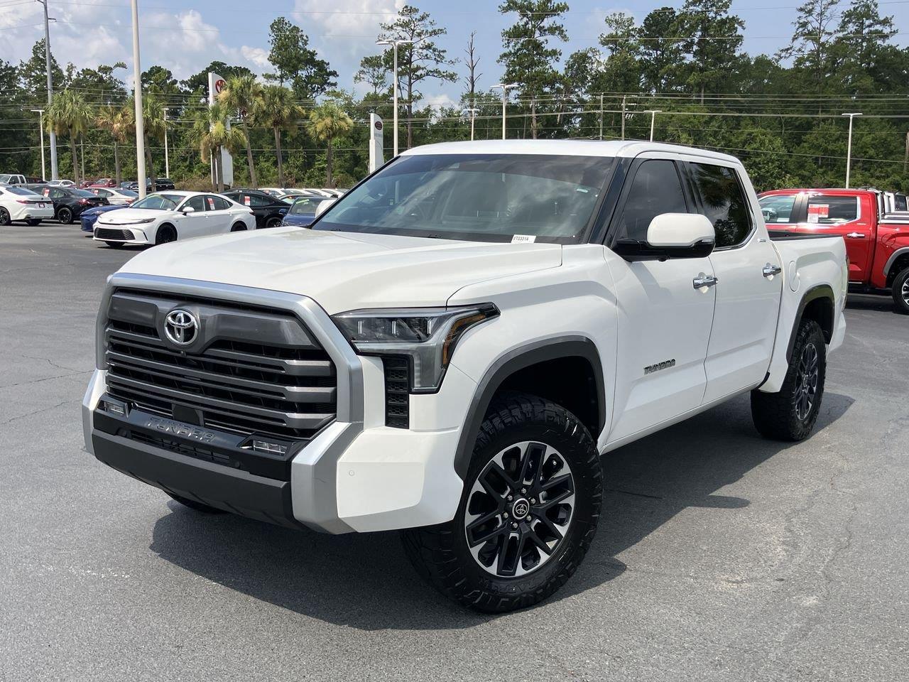 White (Ice Cap) 2023 Toyota Tundra Pickup Truck Four-Wheel Drive Automatic