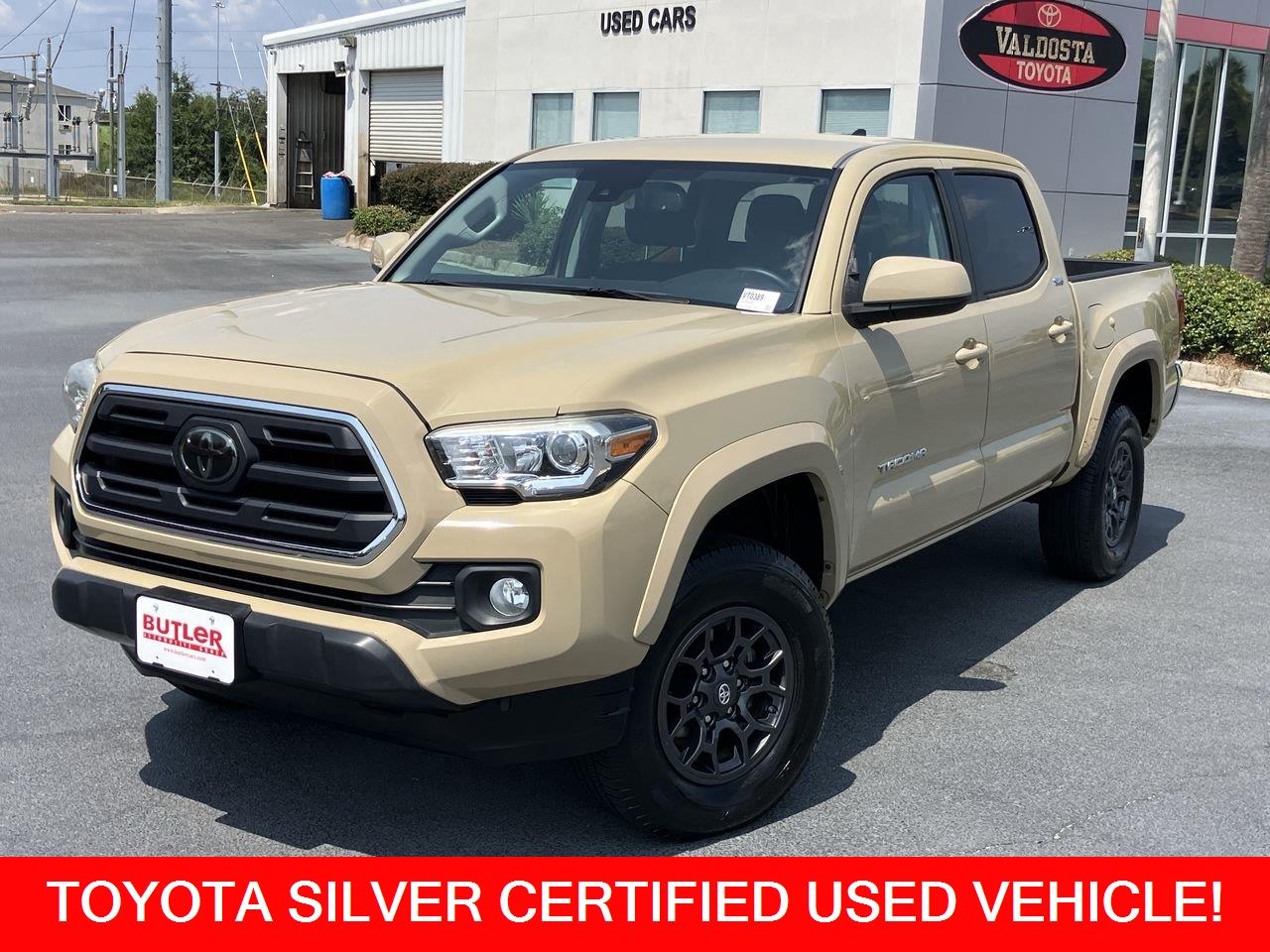 Brown (Tan (Quicksand)) 2018 Toyota Tacoma Pickup Truck 4X2 6-Speed Automatic