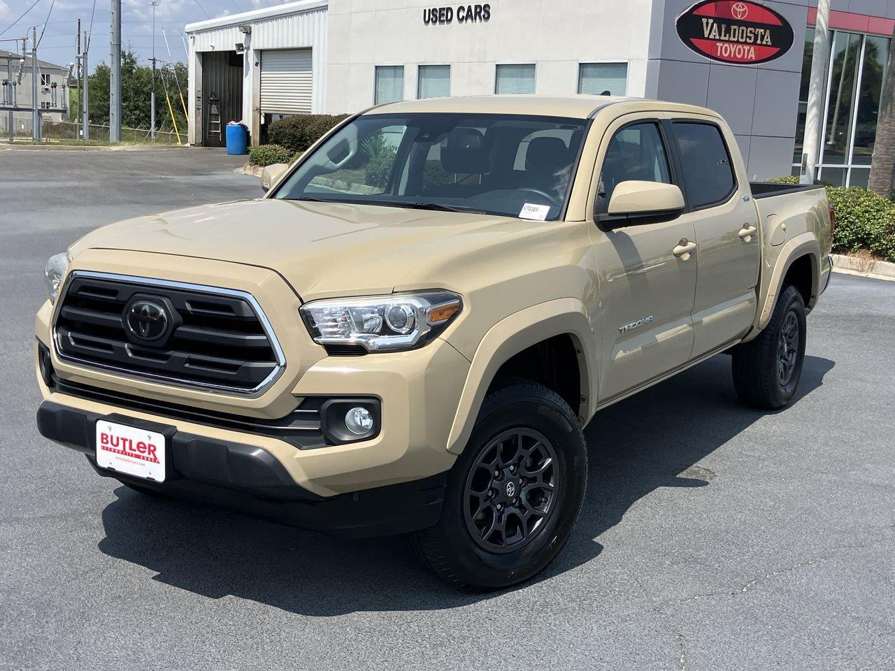Brown (Tan (Quicksand)) 2018 Toyota Tacoma Pickup Truck 4X2 6-Speed Automatic