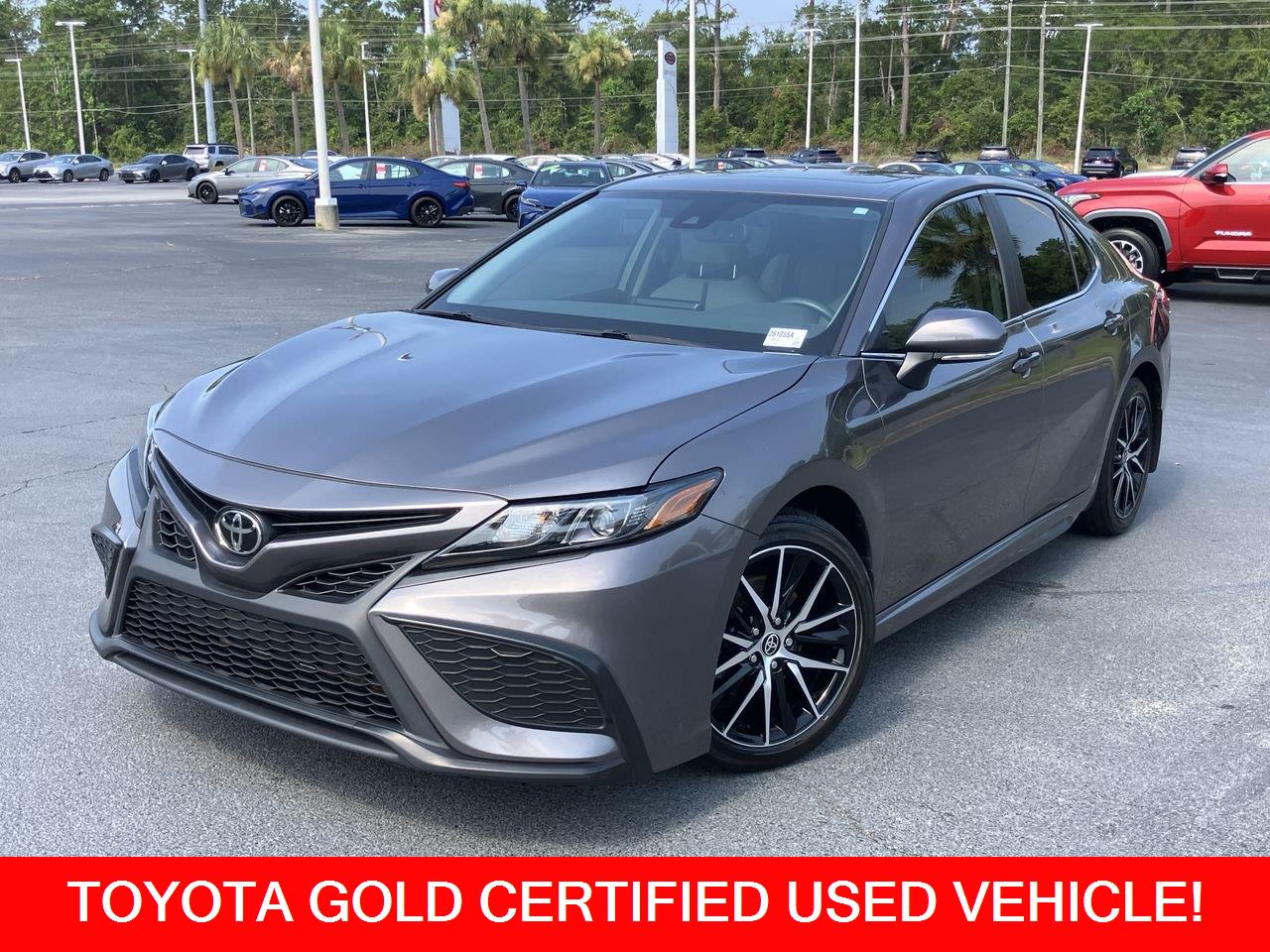 Gray (Predawn Gray Mica) 2024 Toyota Camry Sedan Front-Wheel Drive 8-Speed Automatic