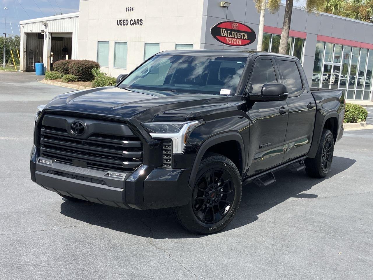 Black (Midnight Black Metallic) 2024 Toyota Tundra Pickup Truck Four-Wheel Drive Automatic