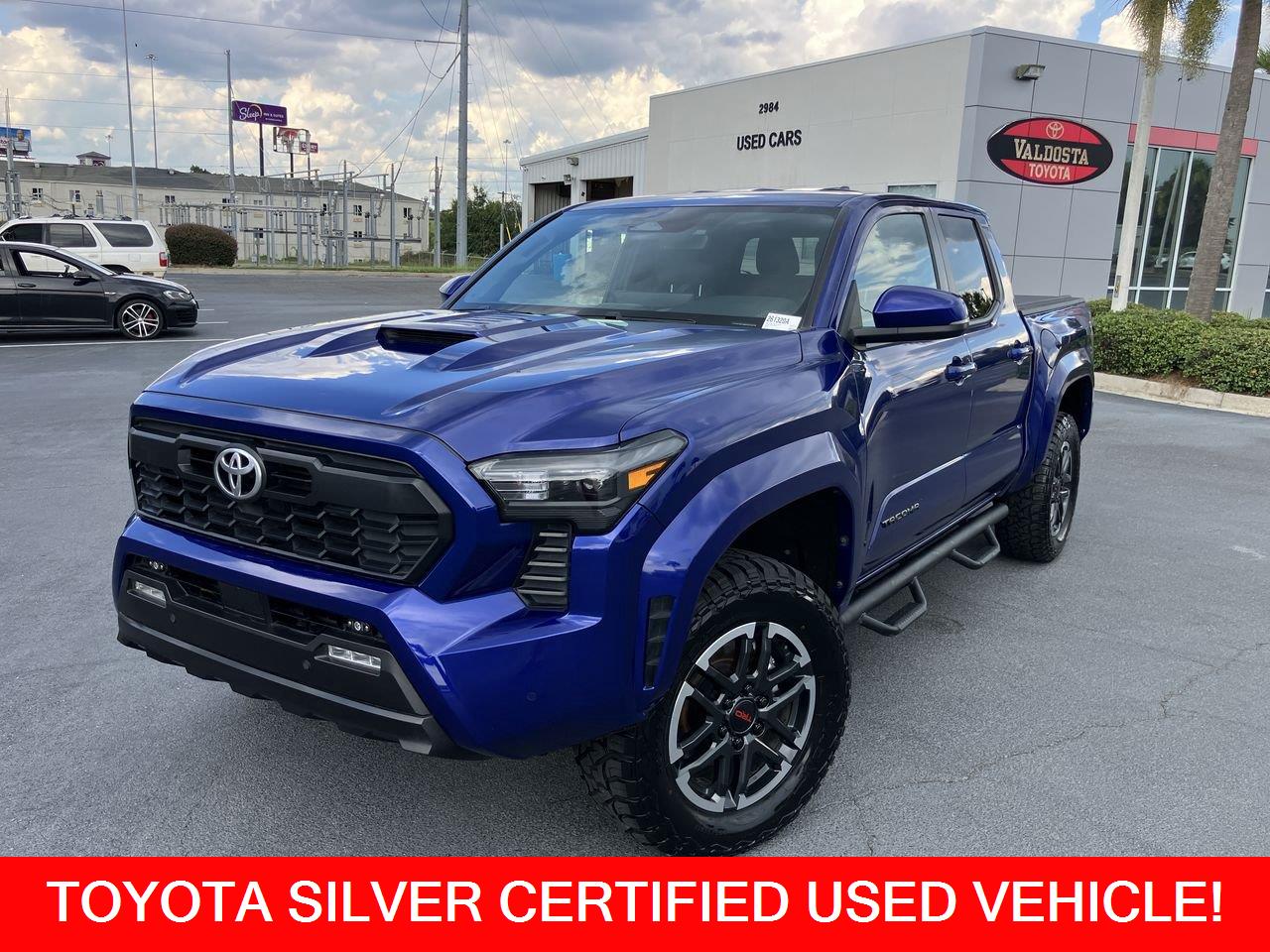 Blue (Blue Crush Metallic) 2024 Toyota Tacoma Pickup Truck Four-Wheel Drive 8-Speed Automatic