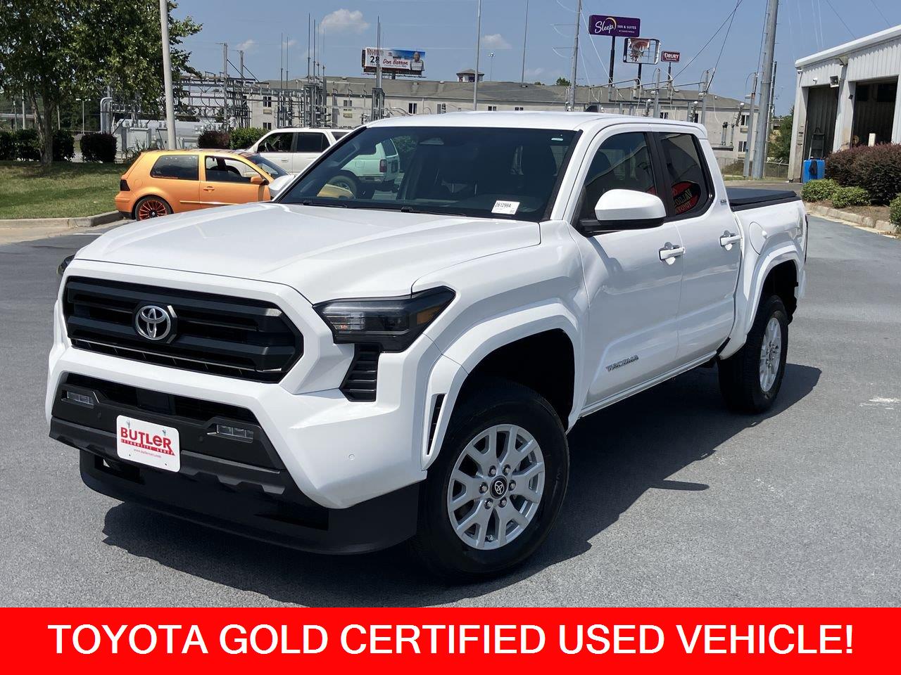 White (Ice Cap) 2024 Toyota Tacoma Pickup Truck Four-Wheel Drive 8-Speed Automatic