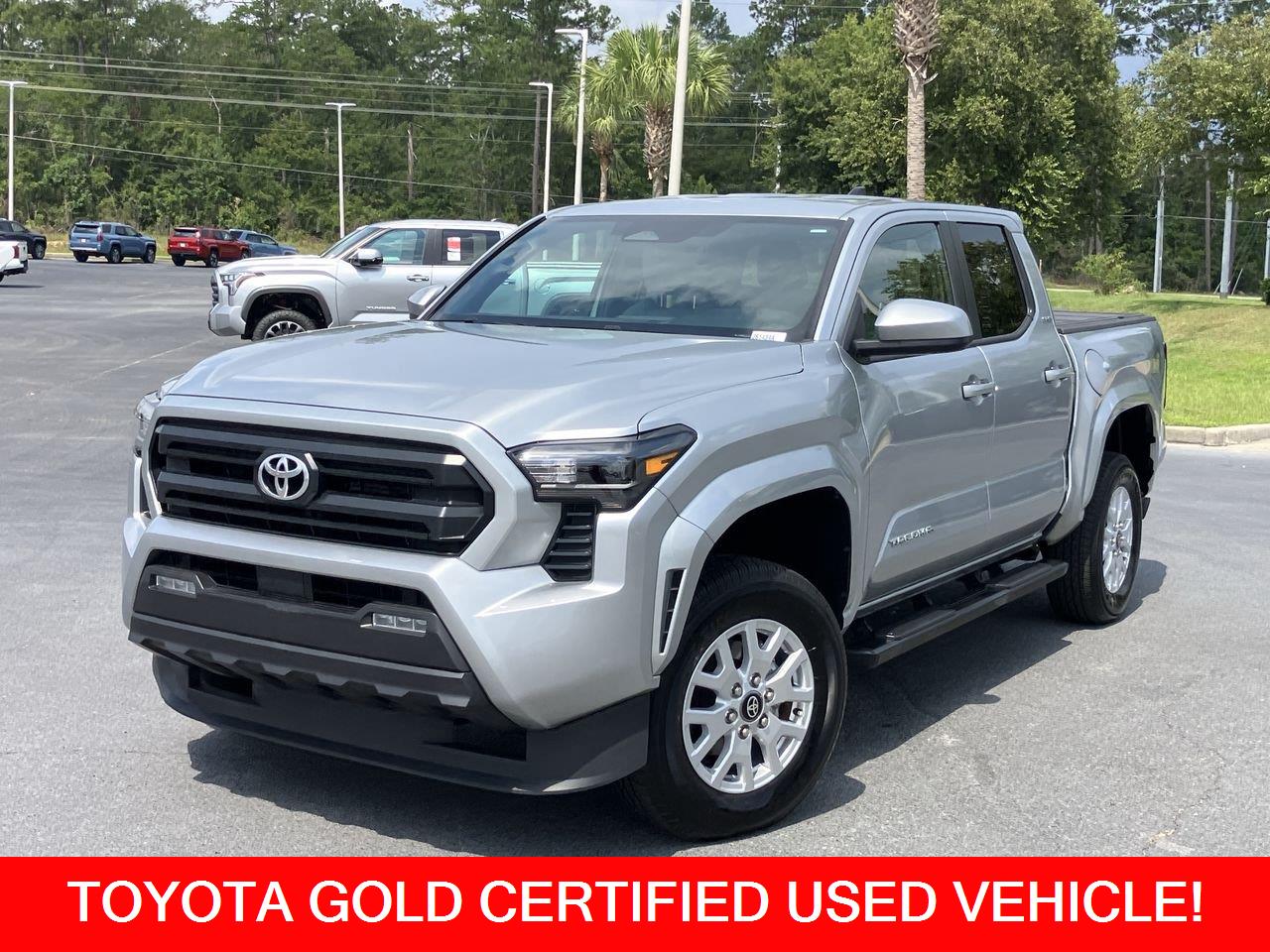 Silver (Celestial Silver Metallic) 2025 Toyota Tacoma Pickup Truck 4X2 8-Speed Automatic