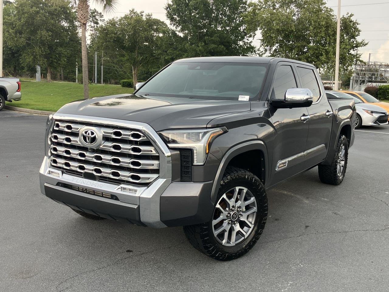 Gray (Magnetic Gray Metallic) 2023 Toyota Tundra Pickup Truck Four-Wheel Drive Automatic