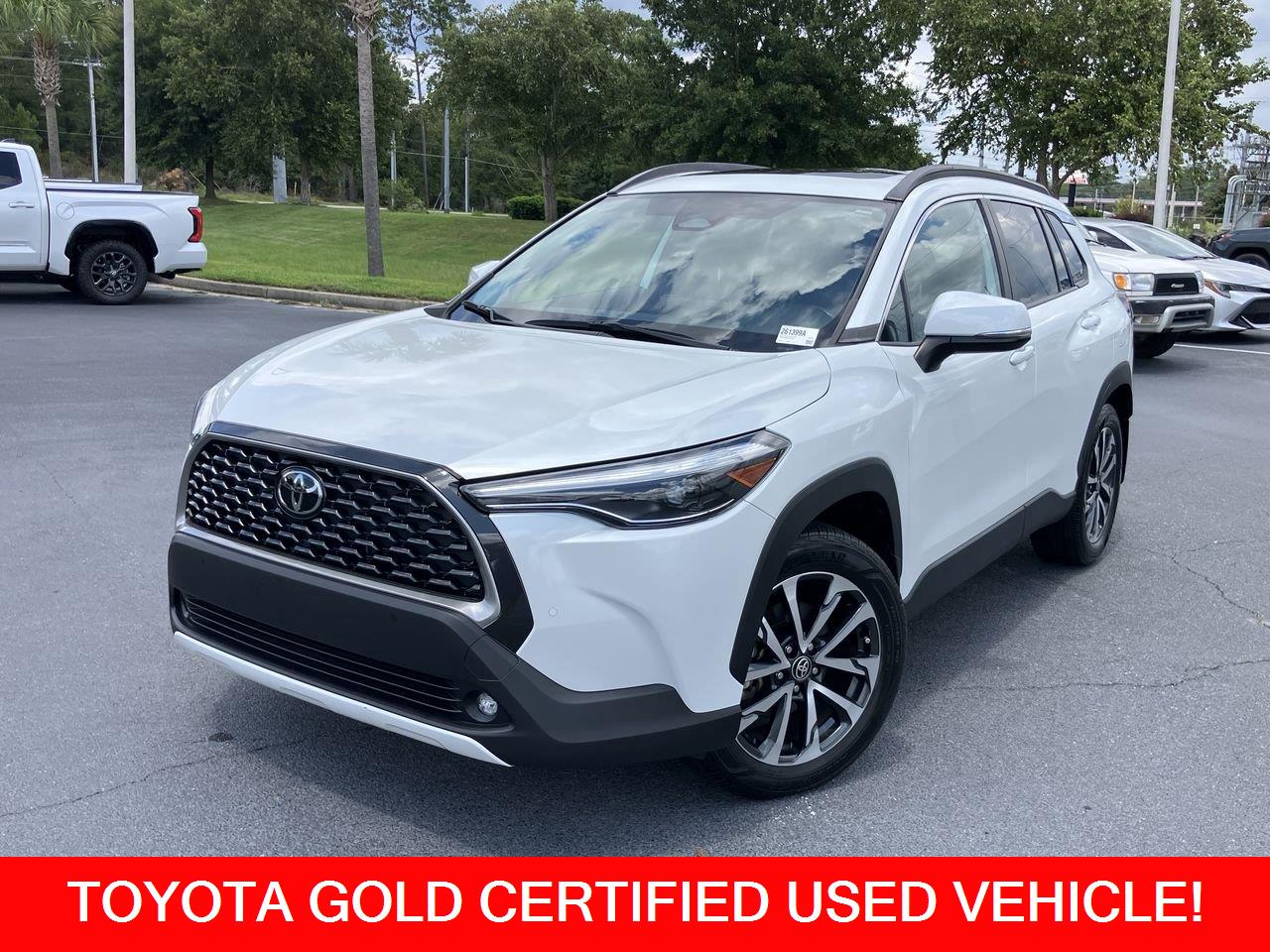 White (Wind Chill Pearl) 2023 Toyota Corolla Cross SUV / Crossover All-Wheel Drive Continuously Variable Transmission