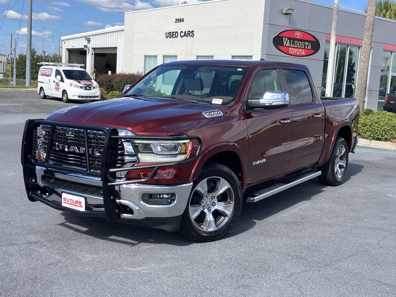 Red (Delmonico Red Pearlcoat) 2020 RAM 1500 Pickup Truck Four-Wheel Drive 8-Speed Automatic