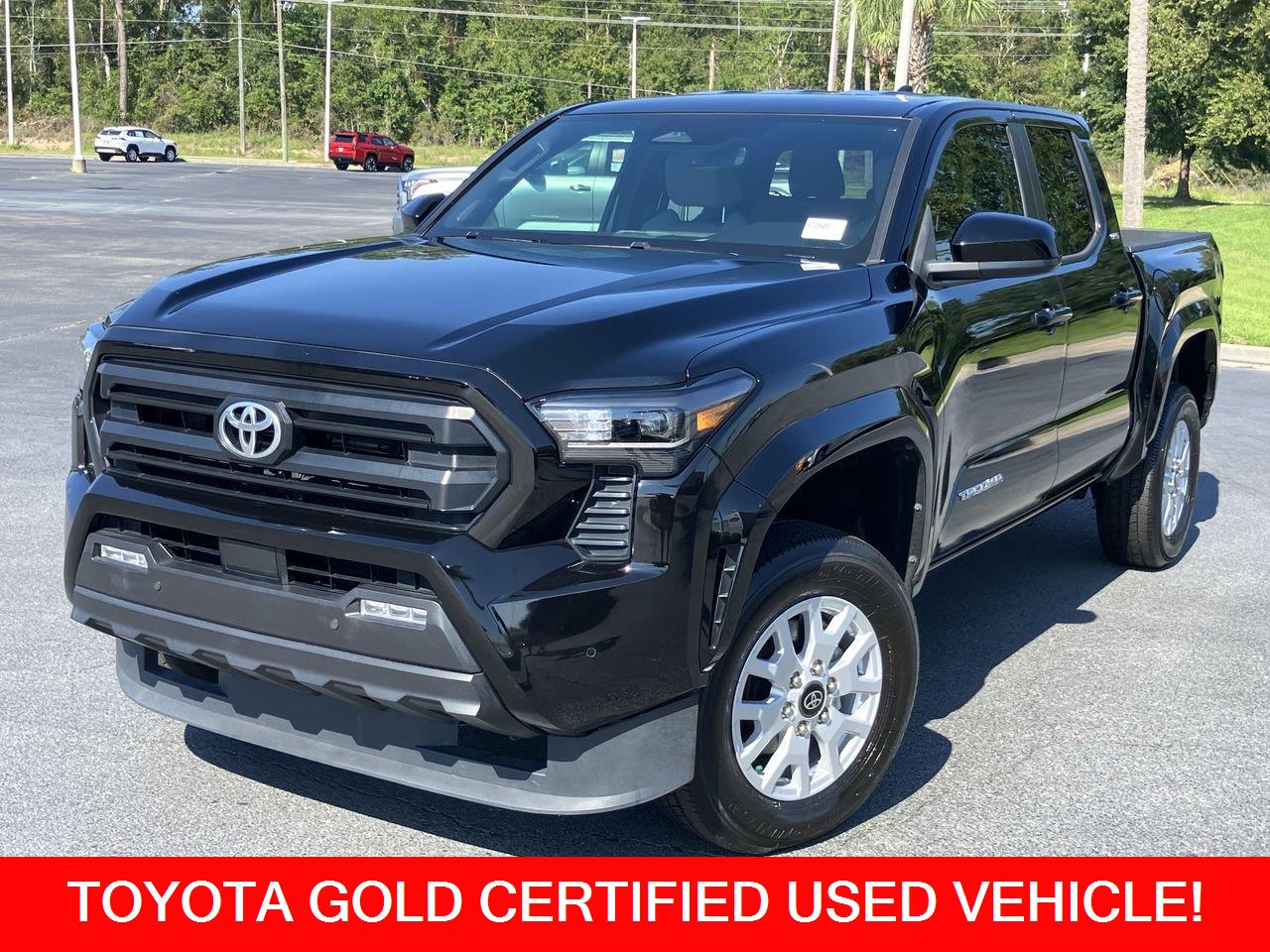 Black 2024 Toyota Tacoma Pickup Truck Four-Wheel Drive 8-Speed Automatic