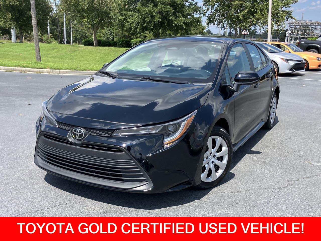 Black (Midnight Black Metallic) 2025 Toyota Corolla Sedan Front-Wheel Drive Continuously Variable Transmission