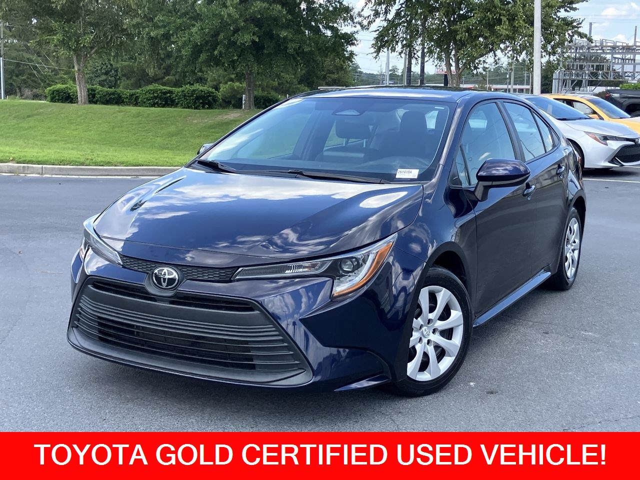 Blue (Blueprint) 2024 Toyota Corolla Sedan Front-Wheel Drive Continuously Variable Transmission