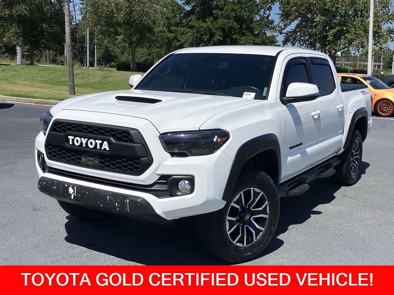 White 2022 Toyota Tacoma Pickup Truck 4X2 6-Speed Automatic
