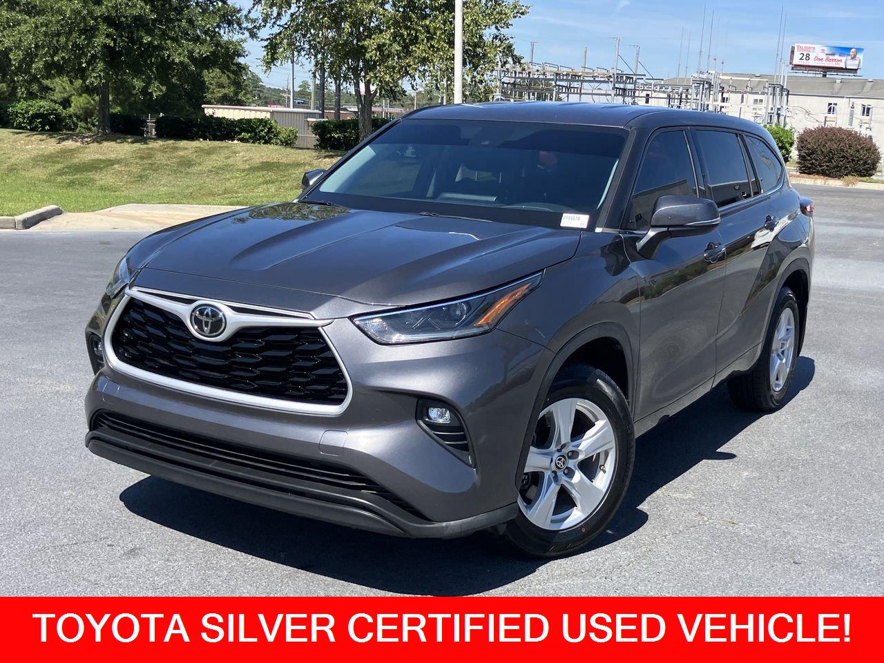Gray (Magnetic Gray Metallic) 2021 Toyota Highlander SUV / Crossover All-Wheel Drive 8-Speed Automatic