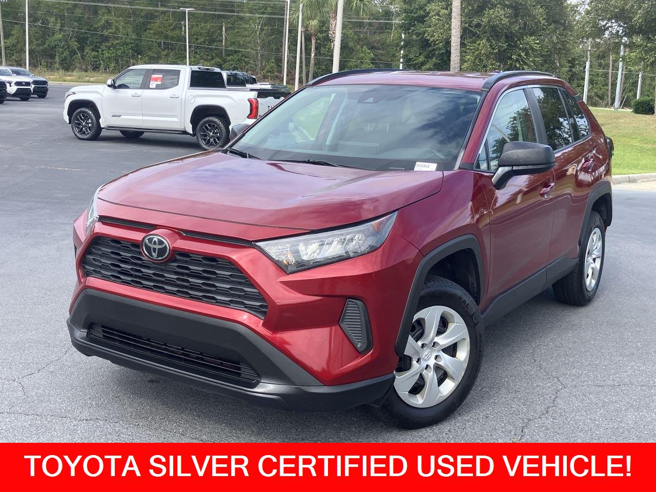 Red (Ruby Flare Pearl) 2021 Toyota RAV4 SUV / Crossover Front-Wheel Drive 8-Speed Automatic