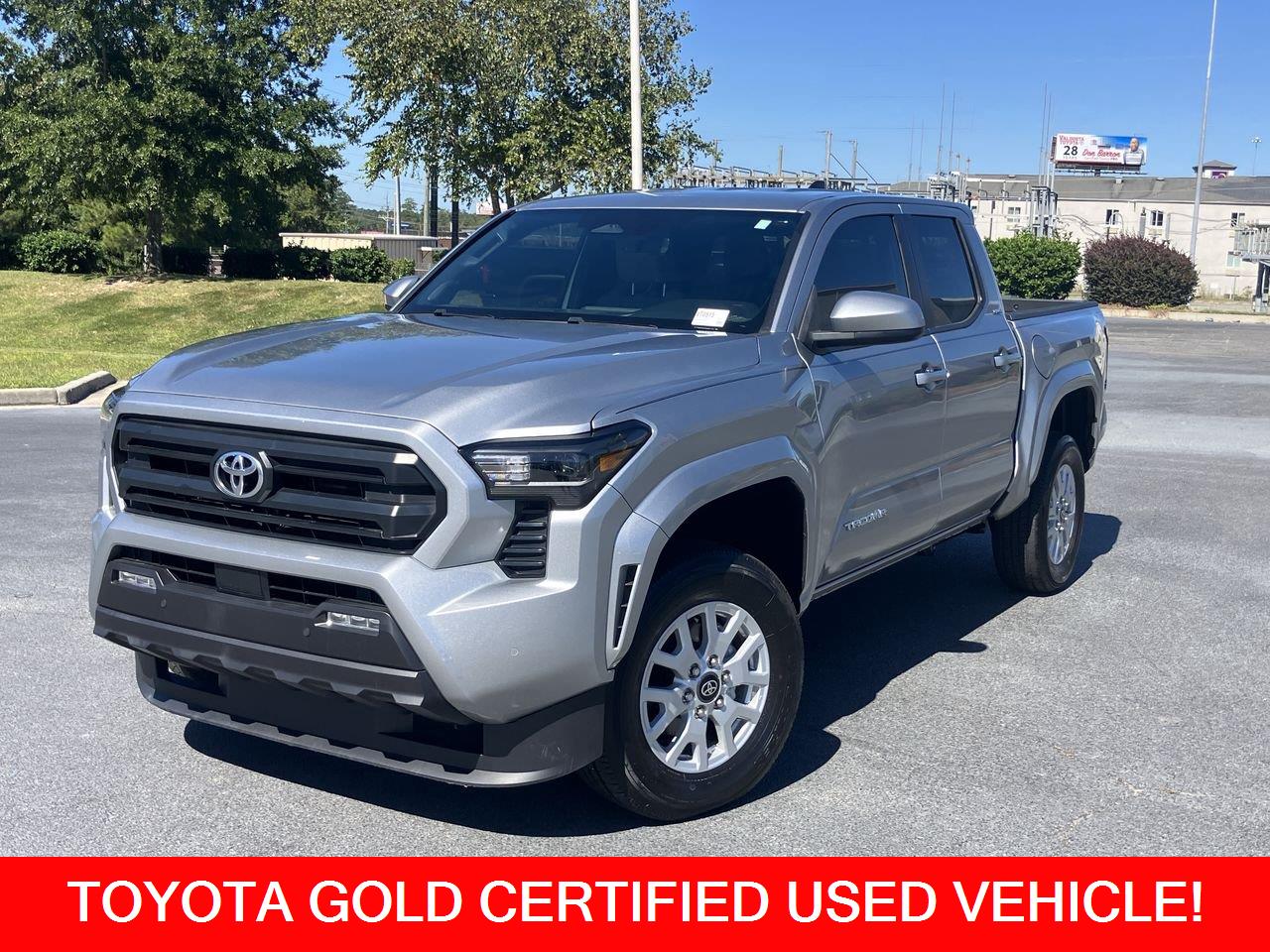Silver (Celestial Silver Metallic) 2024 Toyota Tacoma Pickup Truck 4X2 8-Speed Automatic