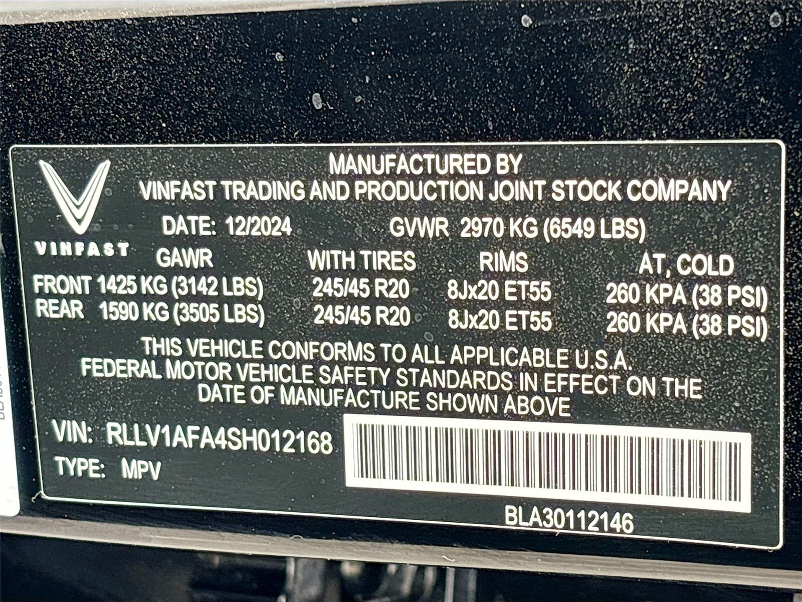 2025 VinFast VF 8 Plus