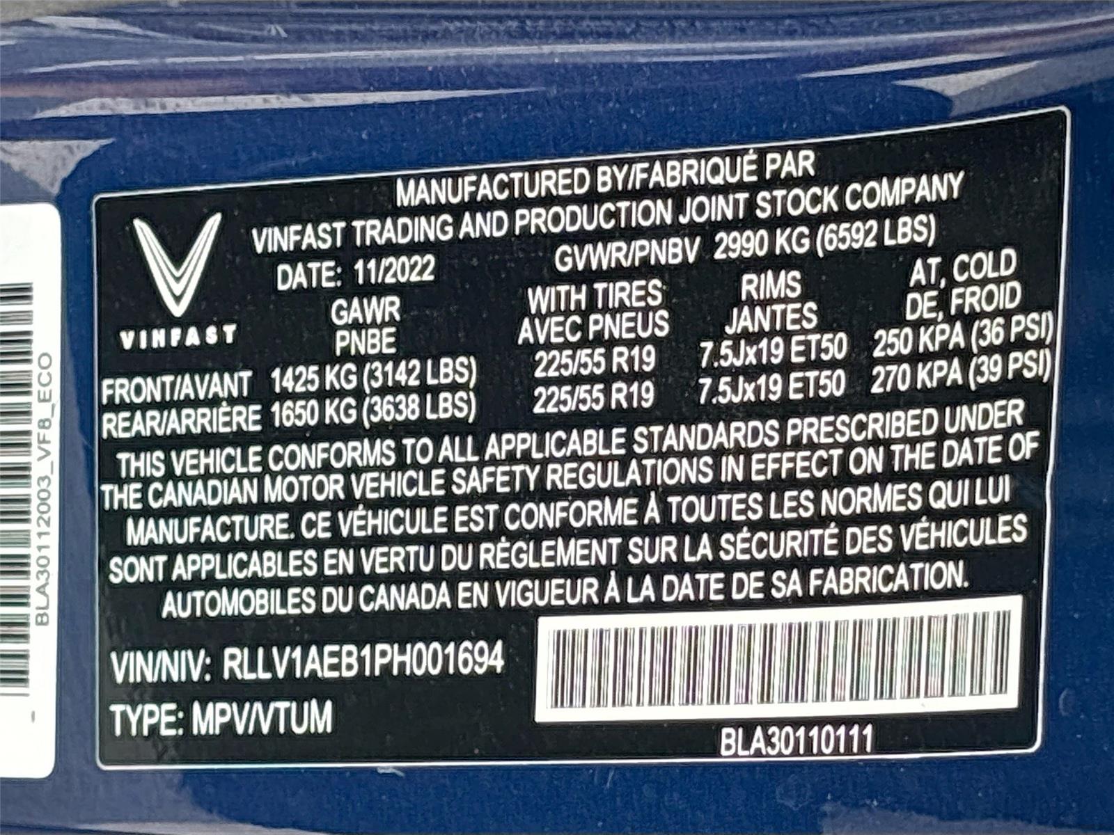 2023 VinFast VF 8 Eco