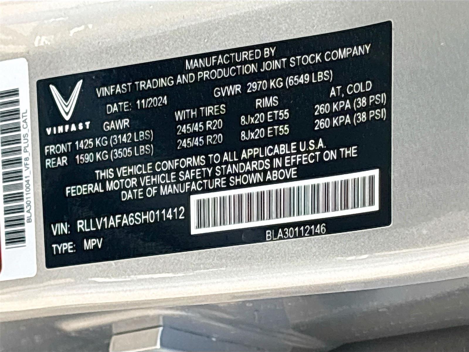 2025 VinFast VF 8 Plus