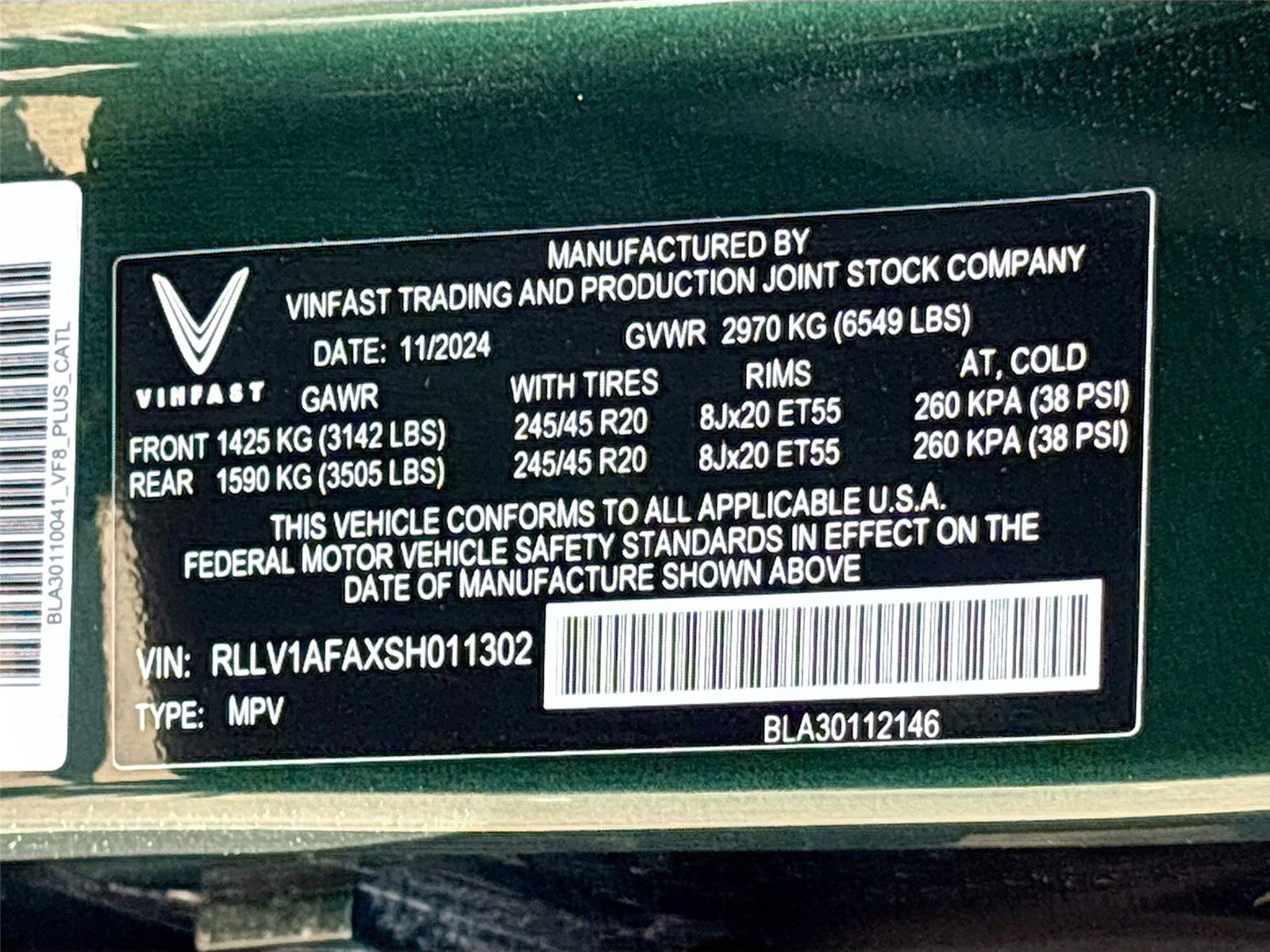 2025 VinFast VF 8 Plus