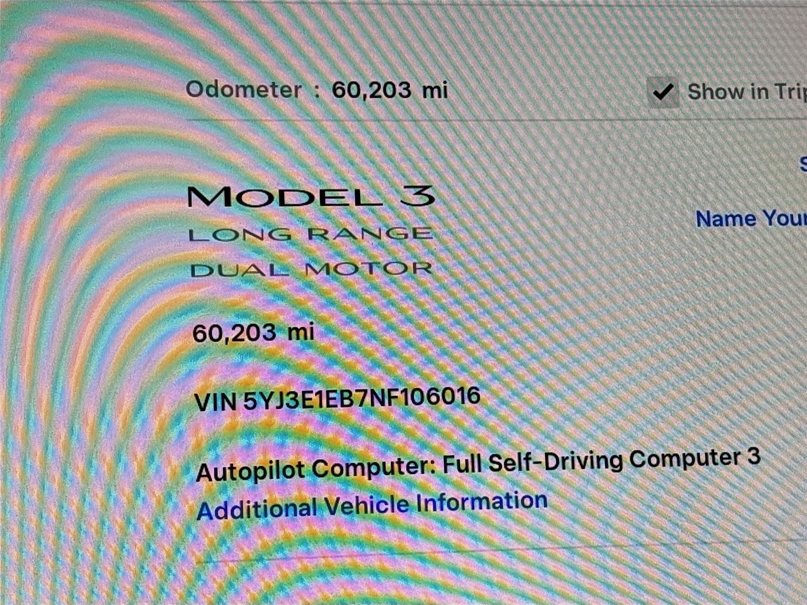 2022 Tesla Model 3 Long Range