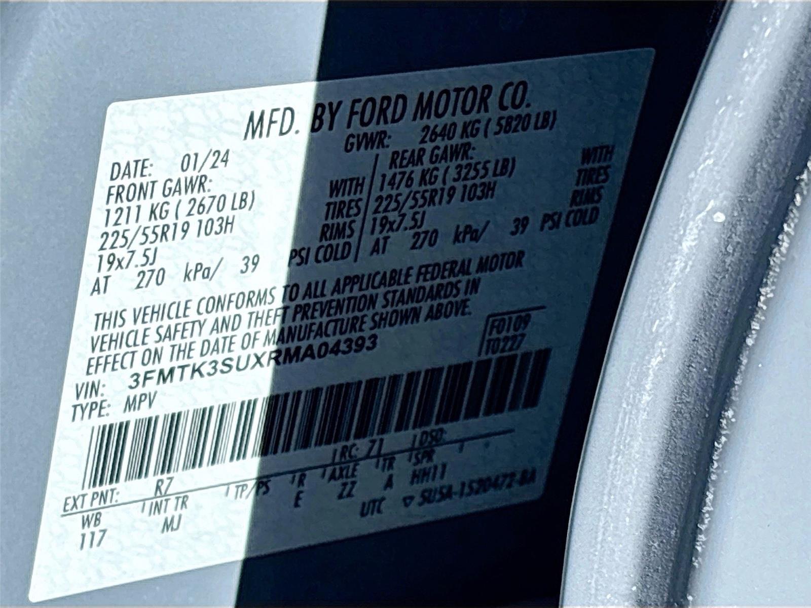 2024 FORD MUSTANG MACH-E