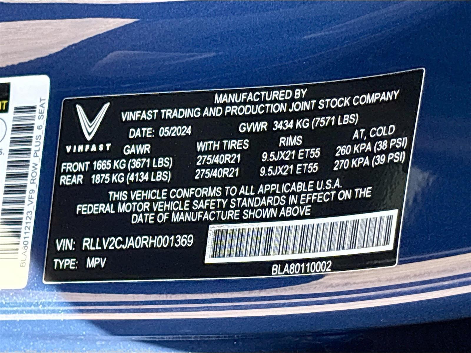 2024 VinFast VF 9 Plus