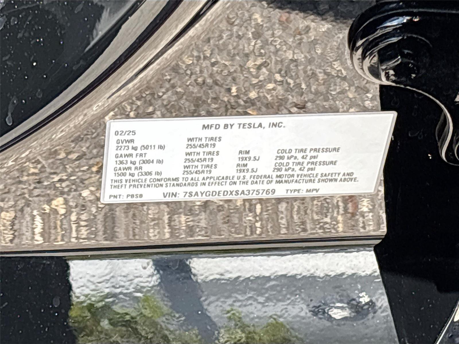 2025TeslaModel YLong Range