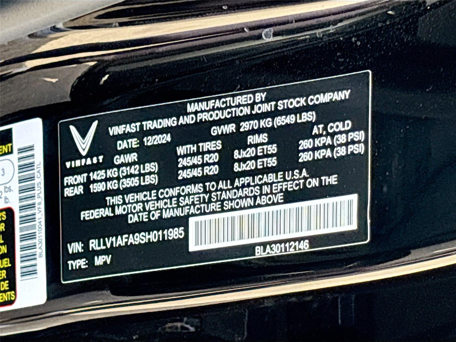 2025 VinFast VF 8 Plus