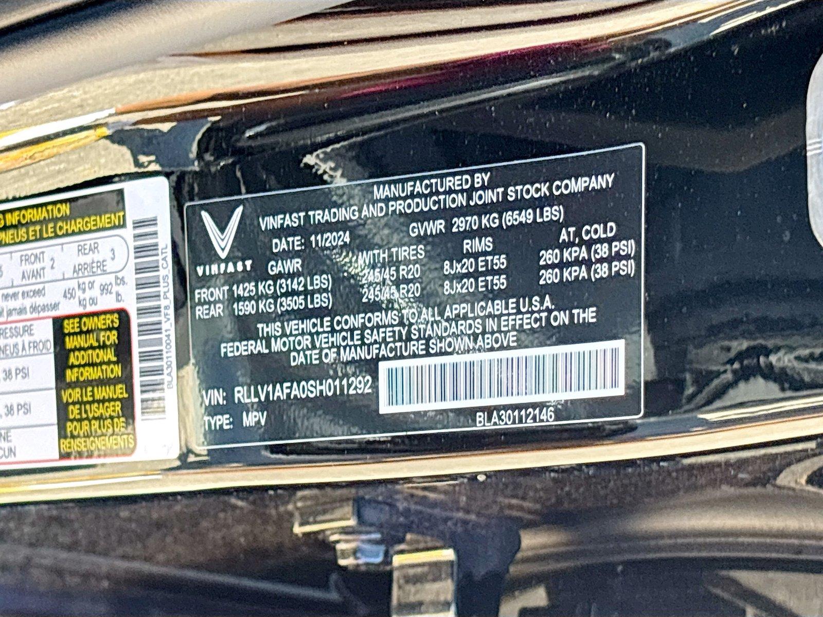 2025 VinFast VF 8 Plus