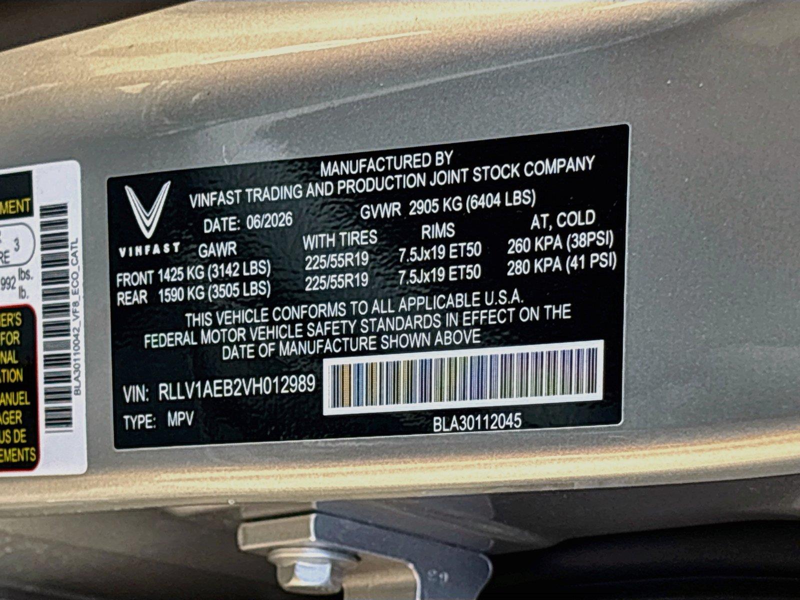 2027 VinFast VF 8 Eco