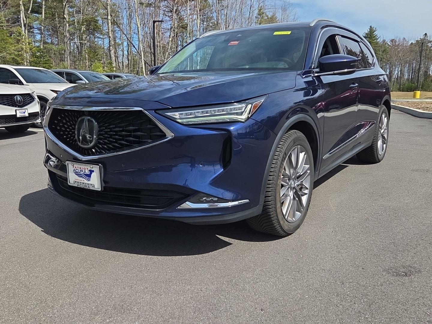 Fathom Blue Pearl 2022 Acura MDX SH-AWD with Advance Package SUV / Crossover All-Wheel Drive Automatic