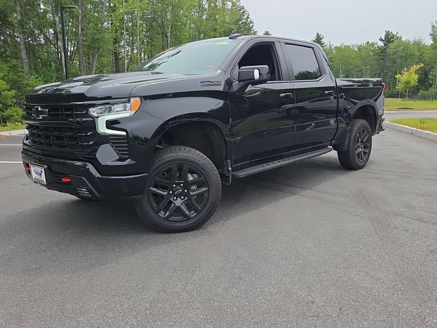 Black 2022 Chevrolet Silverado 1500 Pickup Truck Four-Wheel Drive Automatic
