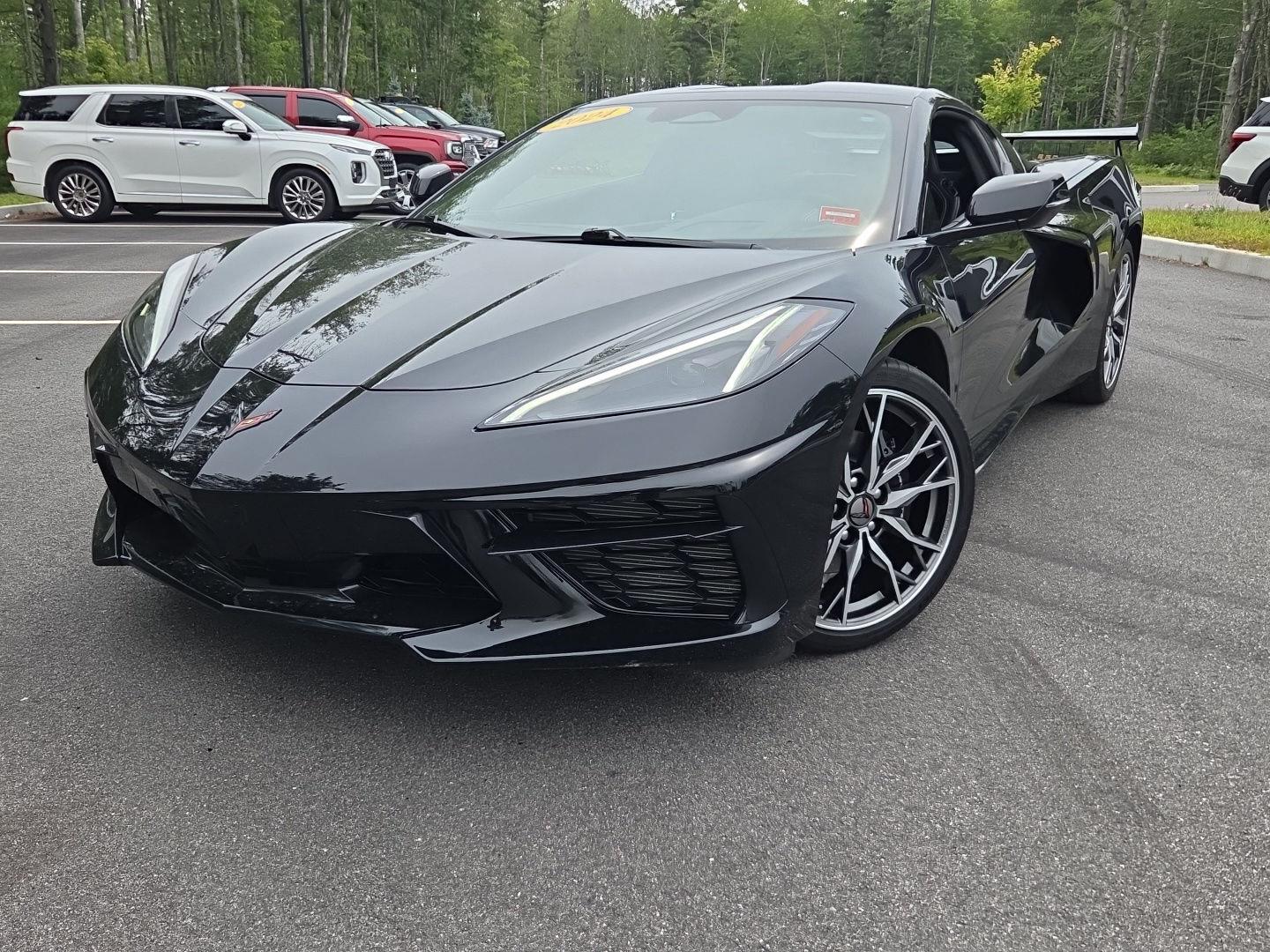 Black 2024 Chevrolet Corvette Coupe Rear-Wheel Drive 8-Speed Dual Clutch