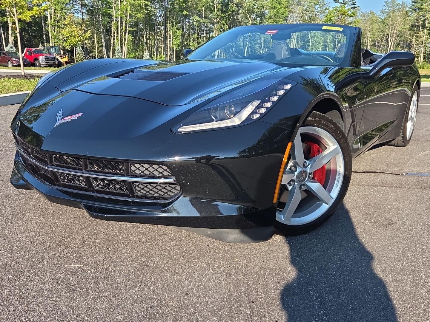 Black 2014 Chevrolet Corvette Convertible Rear-Wheel Drive 6-Speed Automatic