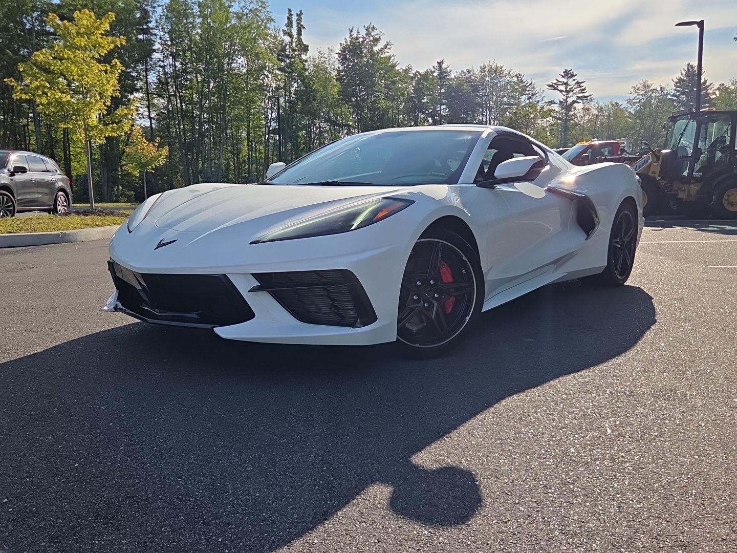 Arctic White 2023 Chevrolet Corvette Coupe Rear-Wheel Drive 8-Speed Dual Clutch