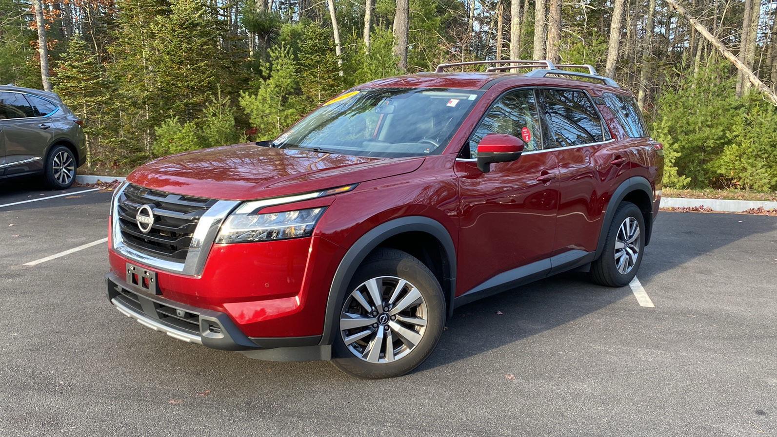 Red (Scarlet Ember) 2024 Nissan Pathfinder SUV / Crossover All-Wheel Drive Automatic