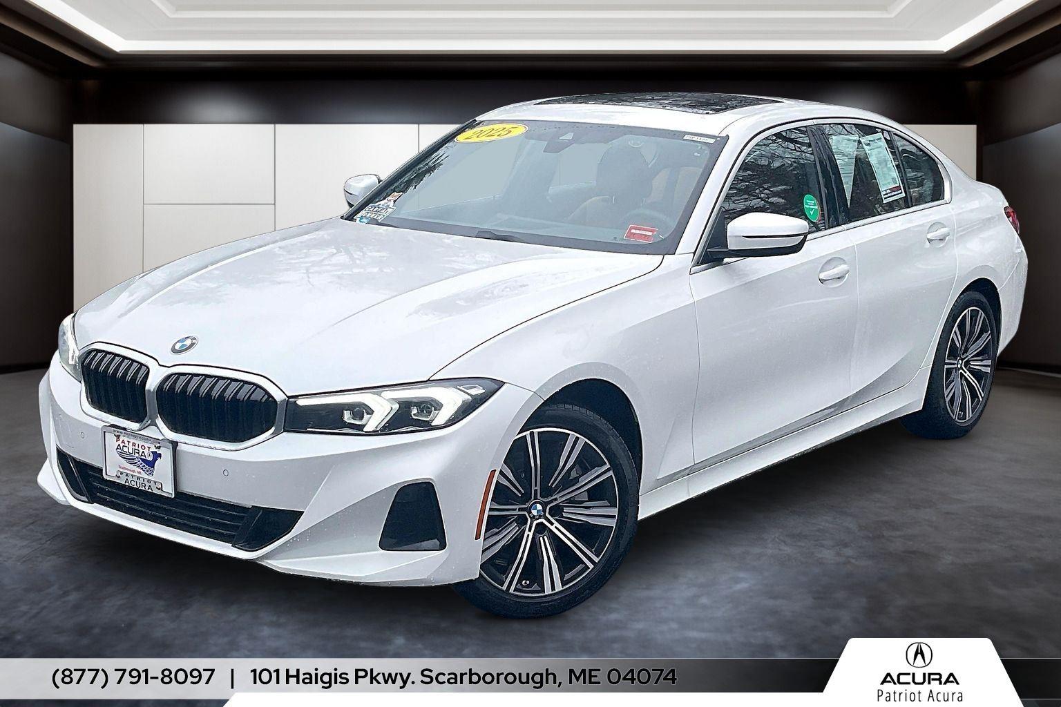 Mineral White Metallic 2025 BMW 3 Series 330i xDrive Sedan All-Wheel Drive Automatic