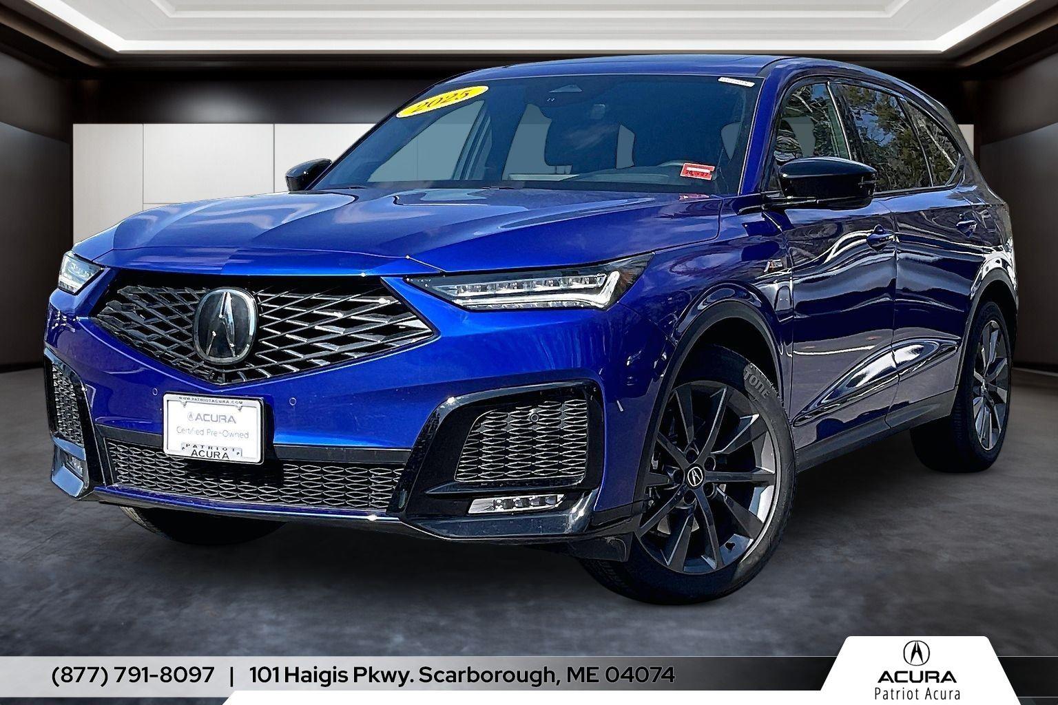 Apex Blue Pearl 2025 Acura MDX SH-AWD with A-SPEC Package SUV / Crossover All-Wheel Drive Automatic