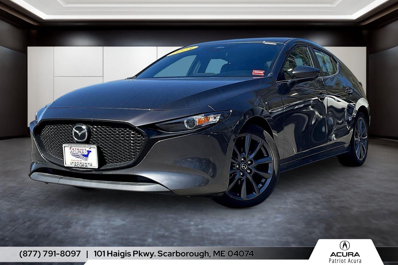 Machine Gray Metallic 2024 Mazda MAZDA3 2.5 S Preferred Hatchback FWD Hatchback Front-Wheel Drive Automatic