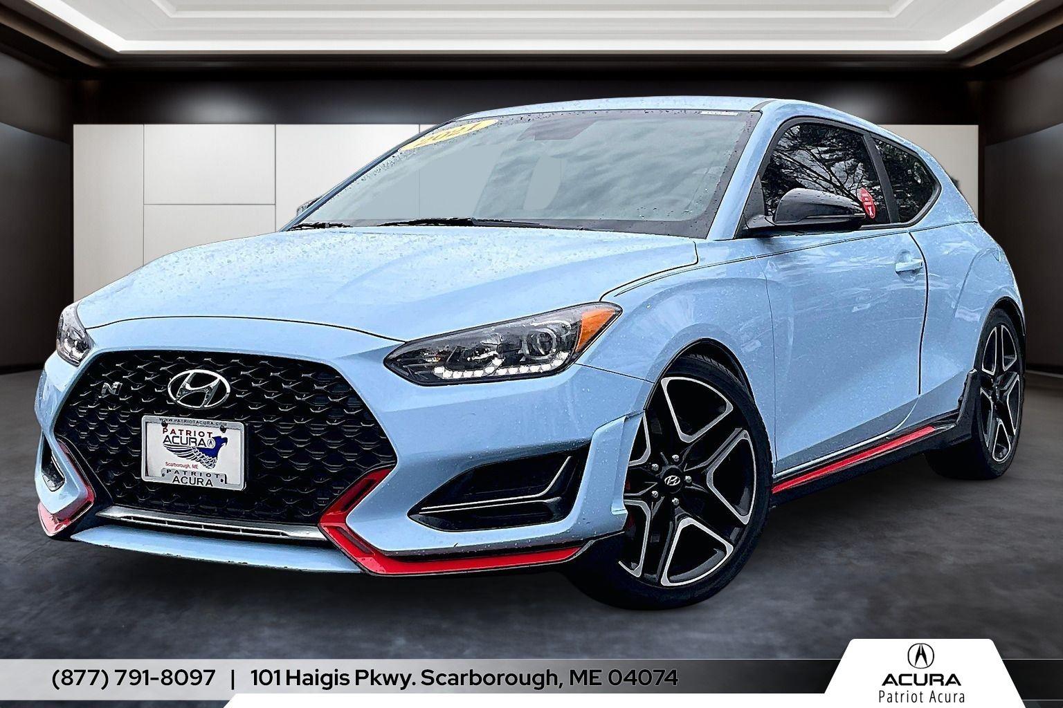 Performance Blue 2021 Hyundai Veloster N FWD Coupe Front-Wheel Drive Automatic
