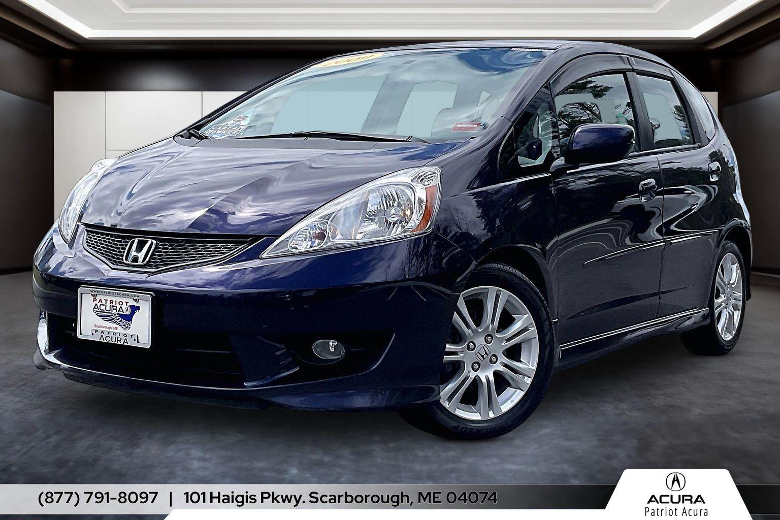Blackberry Pearl 2009 Honda Fit Sport Hatchback Front-Wheel Drive Automatic