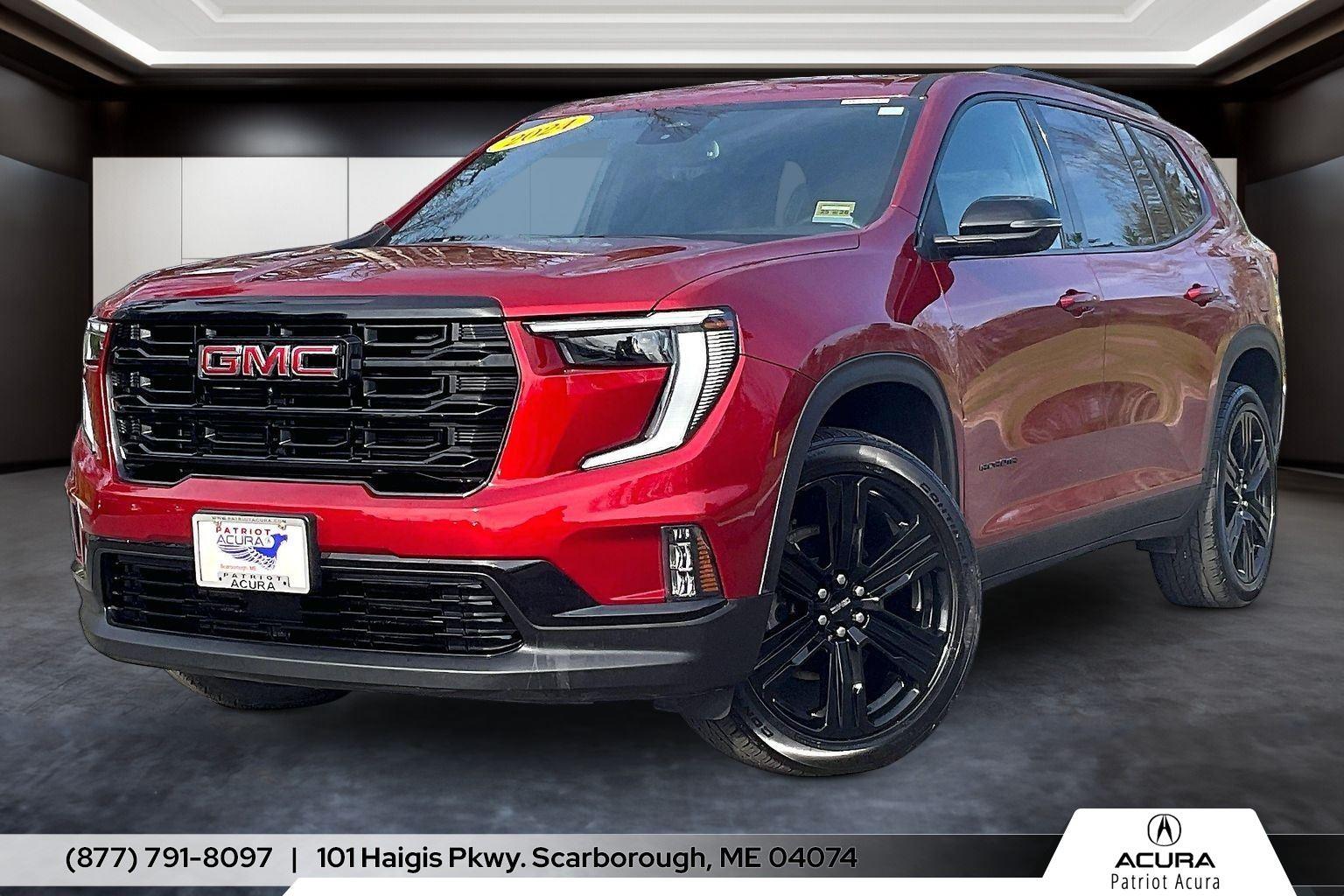 Volcanic Red Tintcoat 2024 GMC Acadia Elevation AWD SUV / Crossover Four-Wheel Drive 8-Speed Automatic