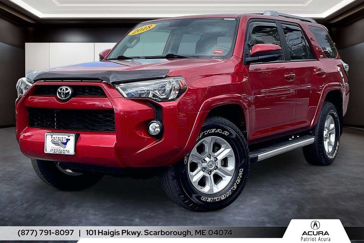 Barcelona Red Metallic 2018 Toyota 4Runner Limited AWD SUV / Crossover All-Wheel Drive 5-Speed Automatic