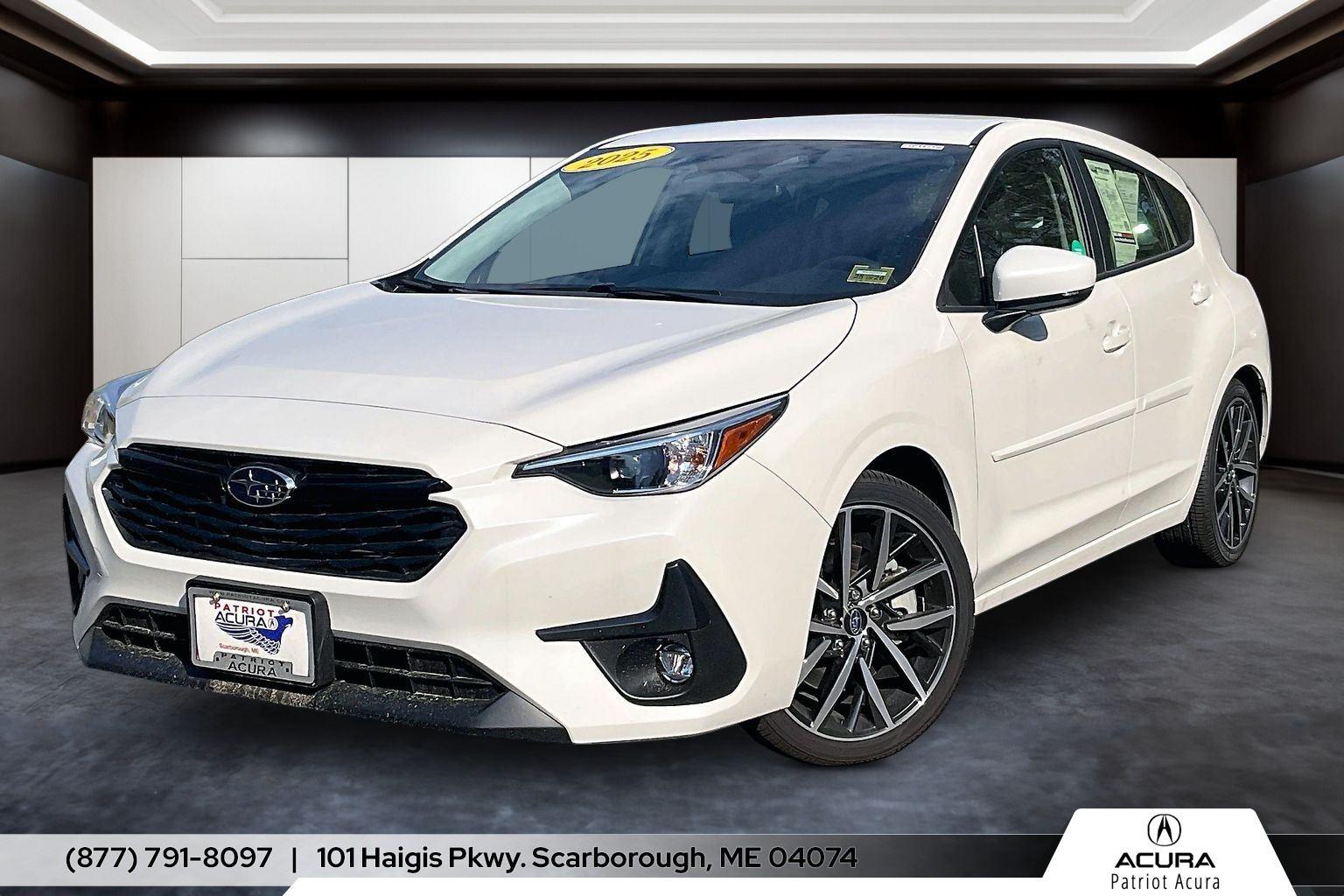 Crystal White Pearl 2025 Subaru Impreza Sport AWD Wagon All-Wheel Drive Continuously Variable Transmission