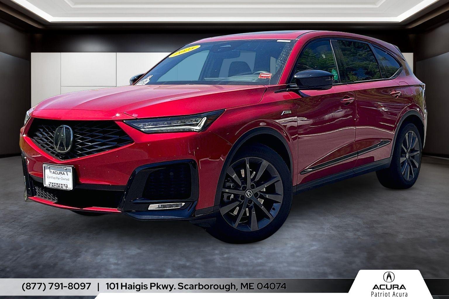 Performance Red Pearl 2025 Acura MDX SH-AWD with A-SPEC Package SUV / Crossover All-Wheel Drive Automatic