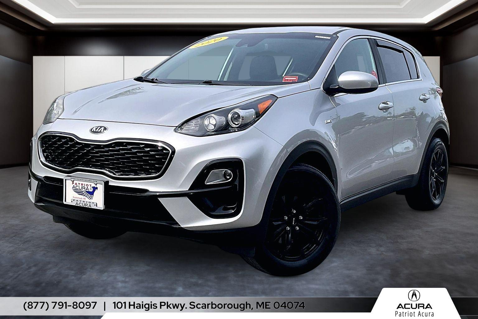 Sparkling Silver 2020 Kia Sportage LX AWD SUV / Crossover All-Wheel Drive 6-Speed Automatic