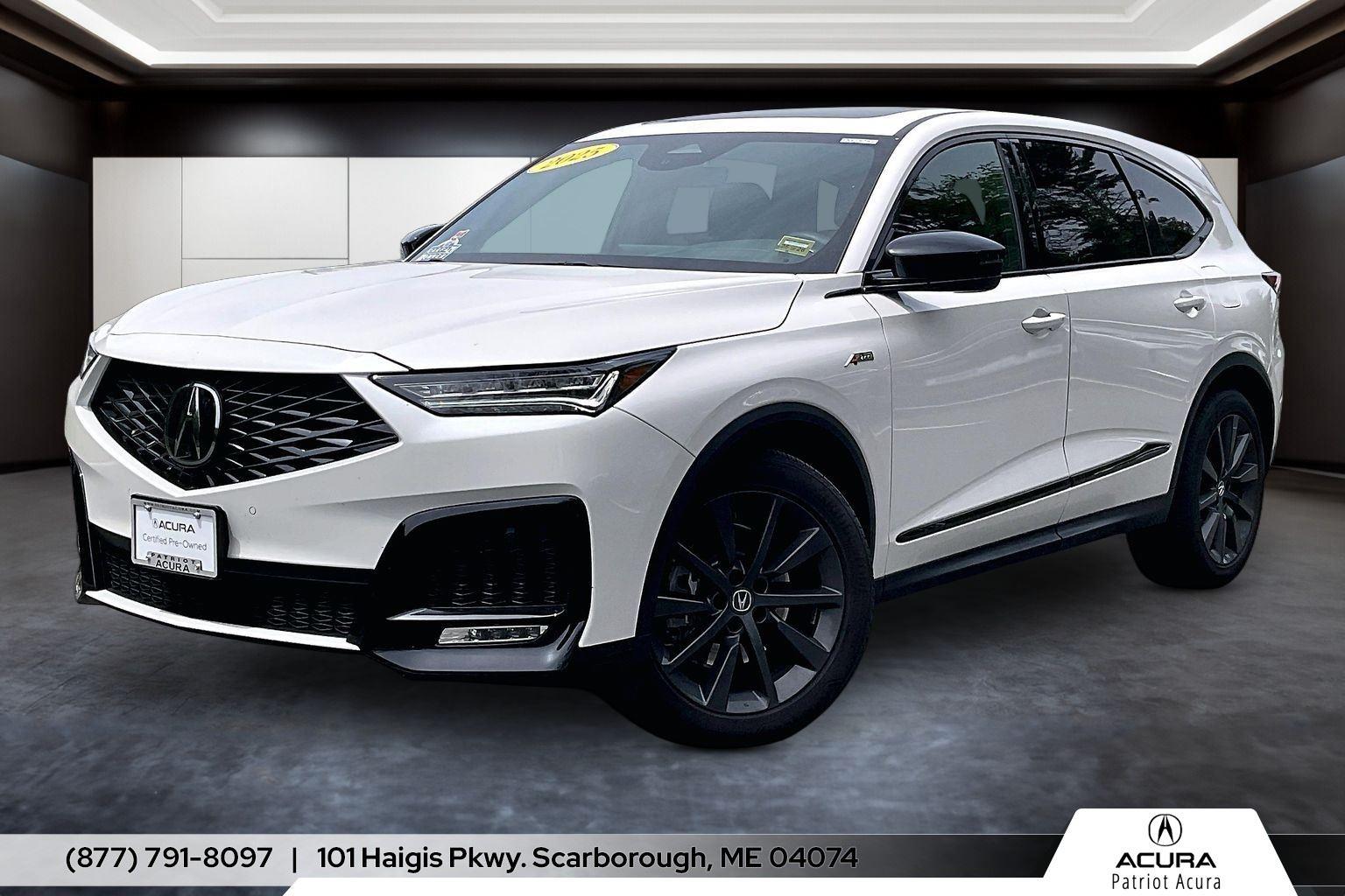 Platinum White Pearl 2025 Acura MDX SH-AWD with A-SPEC Package SUV / Crossover All-Wheel Drive Automatic