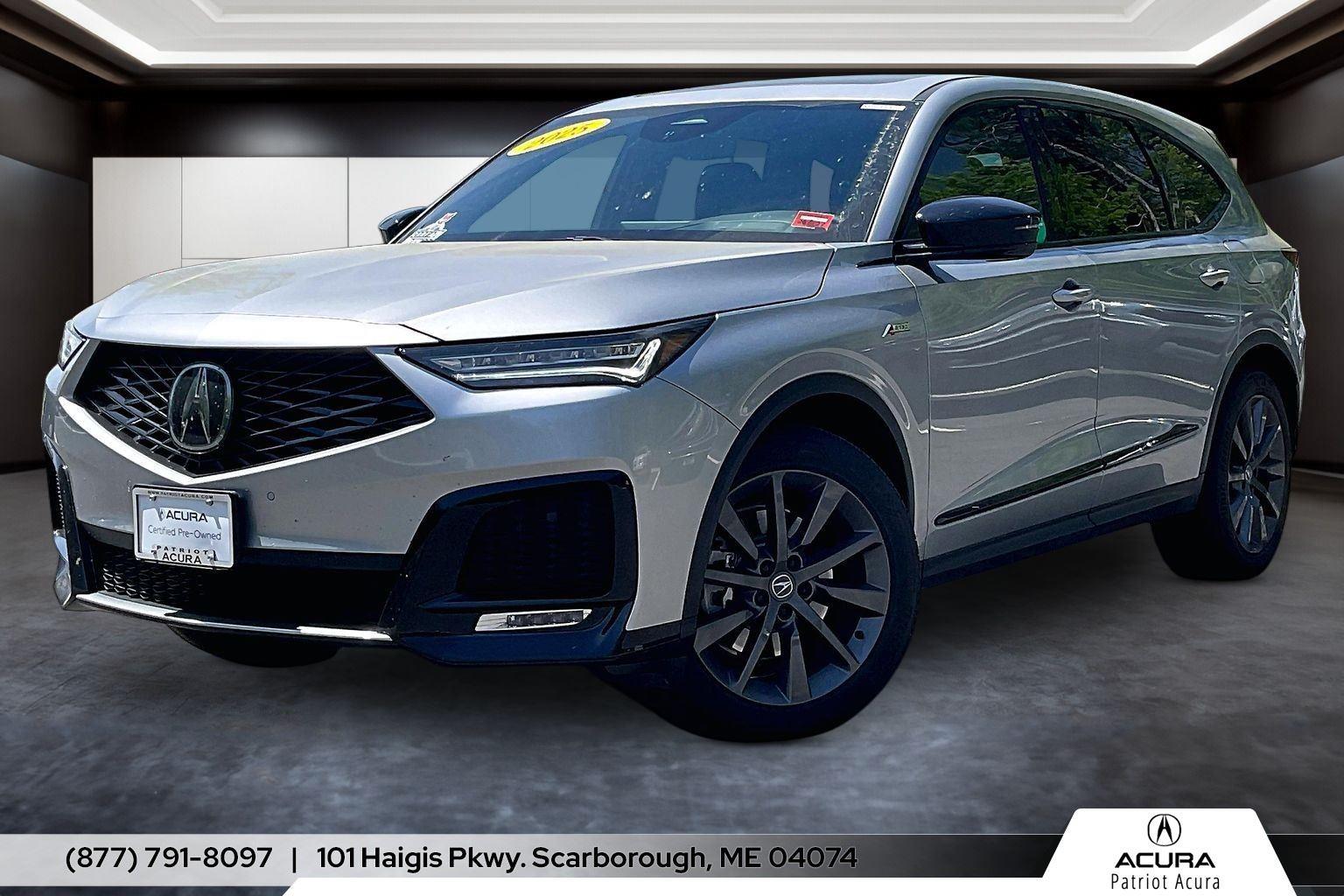 Lunar Silver Metallic 2025 Acura MDX SH-AWD with A-SPEC Package SUV / Crossover All-Wheel Drive Automatic