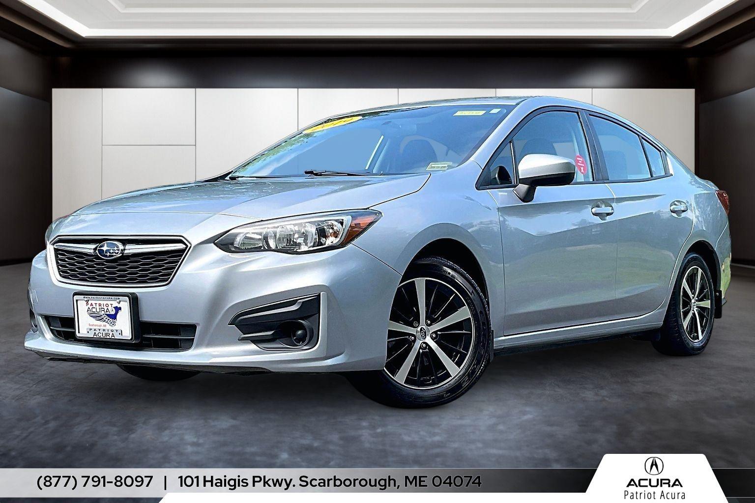 Ice Silver Metallic 2019 Subaru Impreza Sedan All-Wheel Drive Continuously Variable Transmission