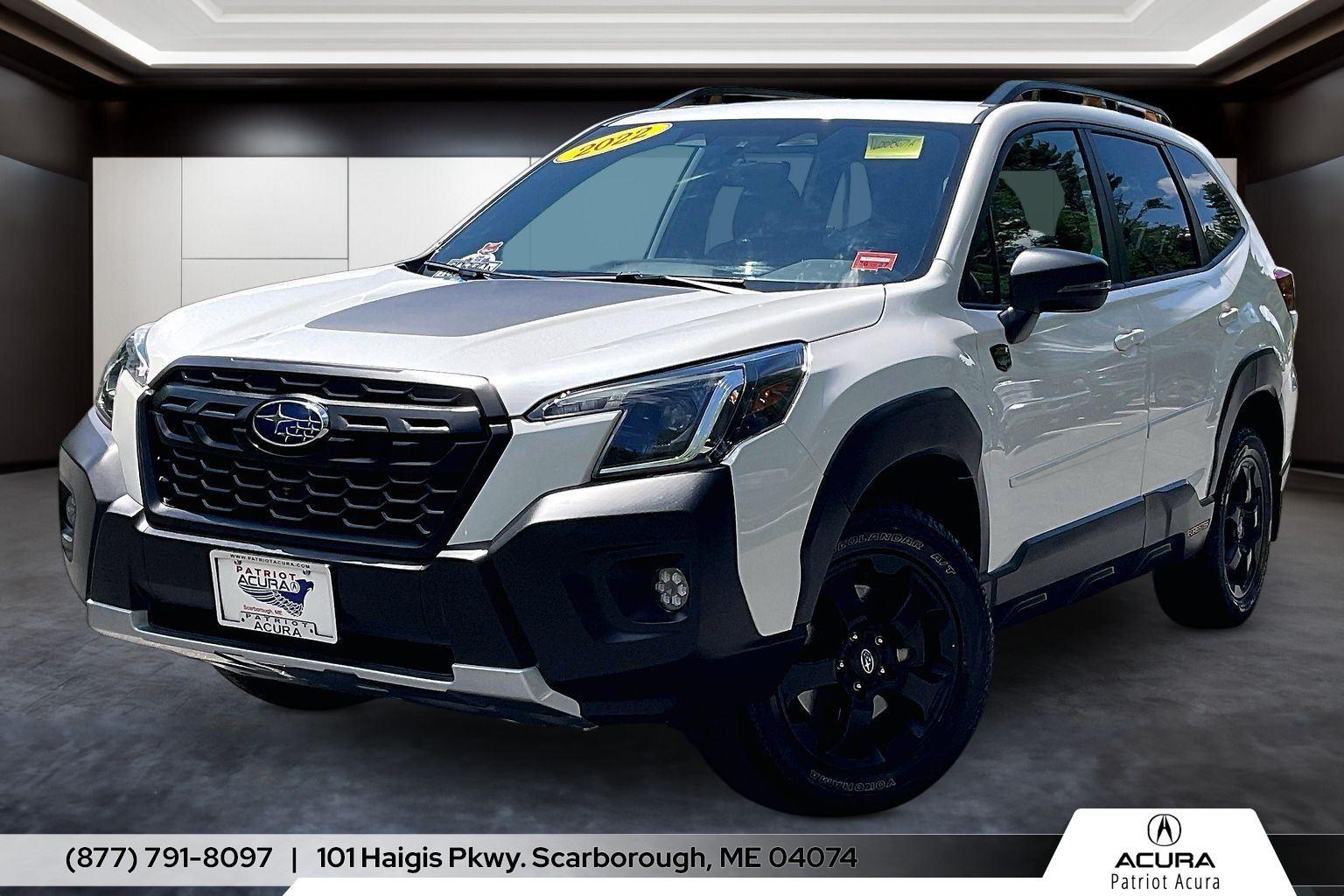Crystal White Pearl 2022 Subaru Forester SUV / Crossover All-Wheel Drive Continuously Variable Transmission